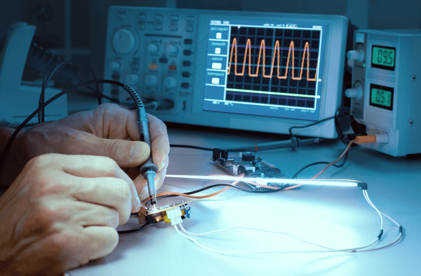 Strict testing for microcontrollers and microprocessors