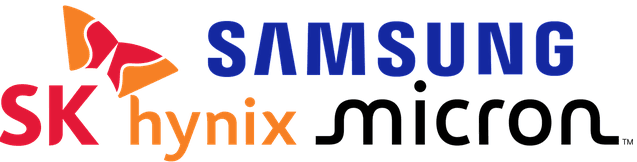 SK hynix, Samsung, and Micron